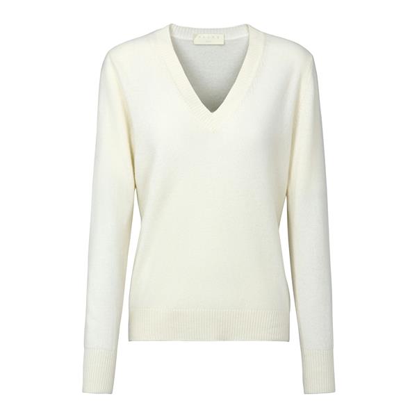 Ženski pulover FALKE Pure Cashmere Pullover off-white