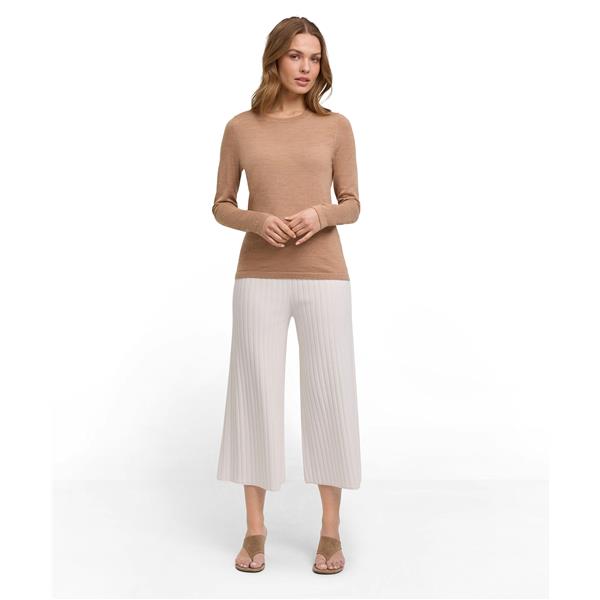 Ženski pulover FAV Merino X-fine Crew Neck w camel