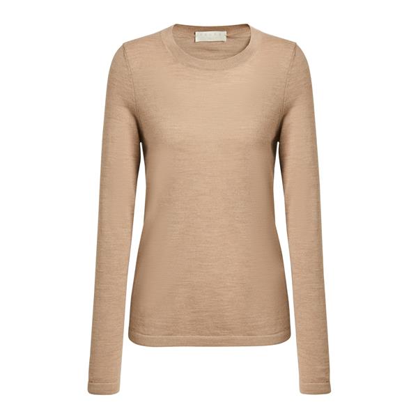Ženski pulover FAV Merino X-fine Crew Neck w camel