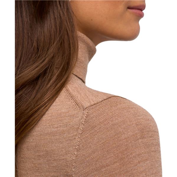 Ženski pulover FALKE Pure Merino Wool Pullover camel