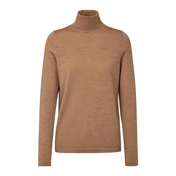 Ženski pulover FALKE Pure Merino Wool Pullover camel
