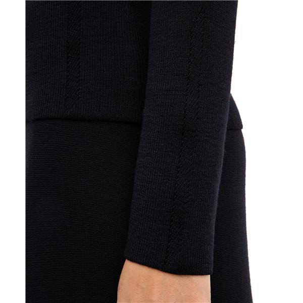Ženski pulover FALKE Premium Merino Wool Pullover black