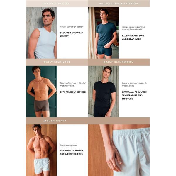 Moško spodnje perilo FALKE 2-Pack Top Daily Comfort dark gre