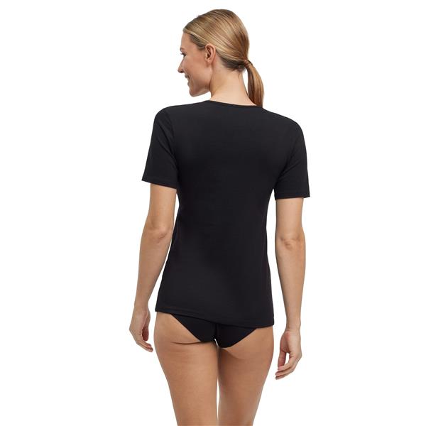 Žensko spodnje perilo FALKE UW T-Shirt CO/EL w black