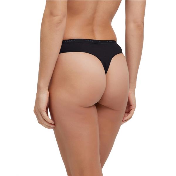 Žensko spodnje perilo FALKE 2-Pack Thong Daily Comfort black