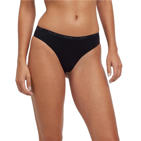 Žensko spodnje perilo FALKE 2-Pack Thong Daily Comfort black