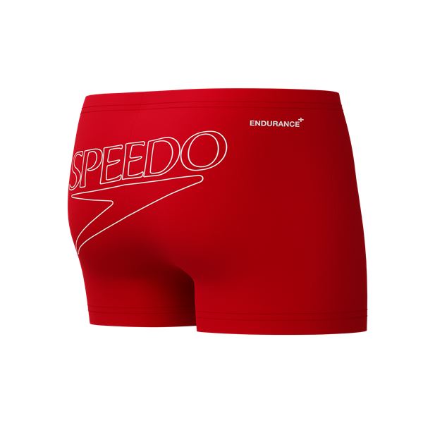 Moške kopalke END+ LOGO AQUASHORT RED