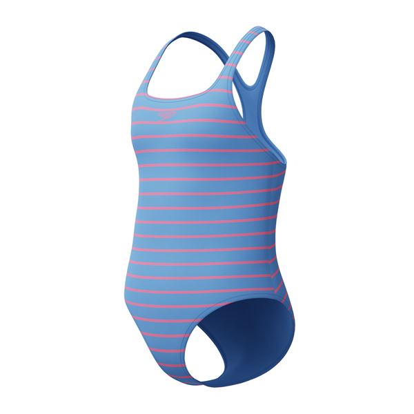 Otroške kopalke STRIPE PRINT MEDALIST 1PC BLU/PNK