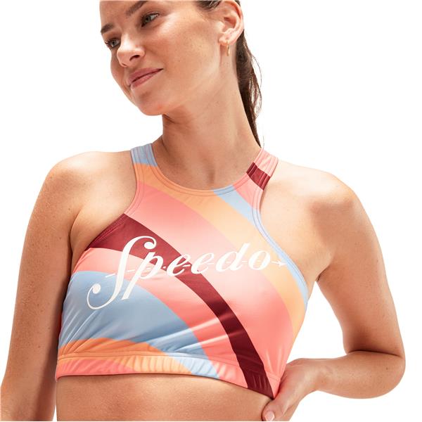 Ženske kupaćice LOGO VOLLEY 2PC RED/ORANGE