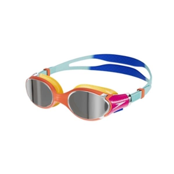 Otroška plavalna očala JUNIOR BIOFUSE 2.0 MIRROR ORANGE/BLUE