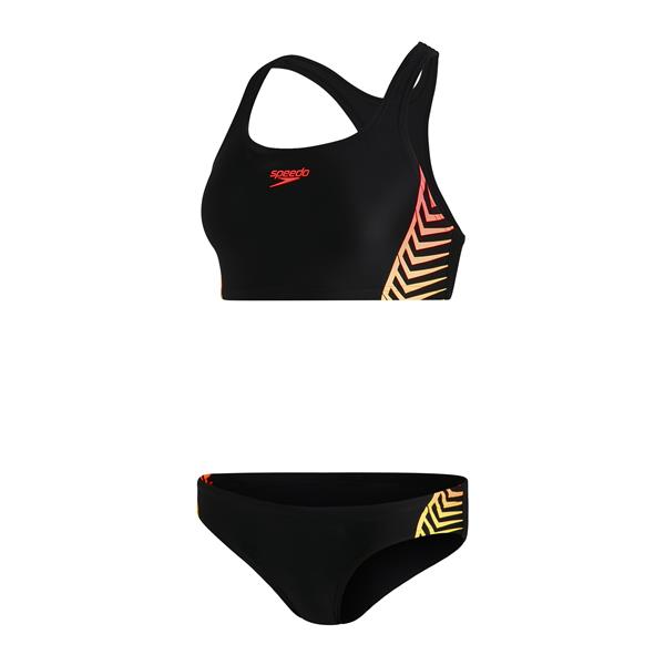 Ženske kupaće gaće RCBK 2PC BLACK/YE