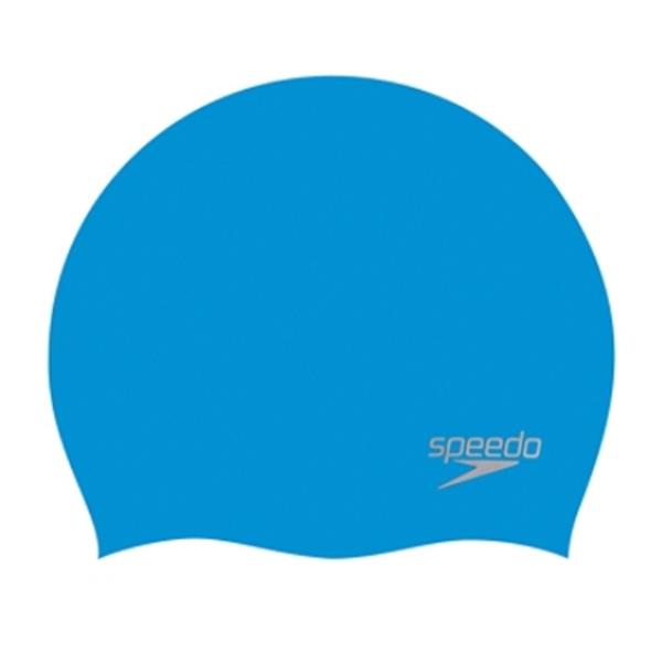 Plavalna kapa MOULDED SILC CAP AU BLUE/SILVER