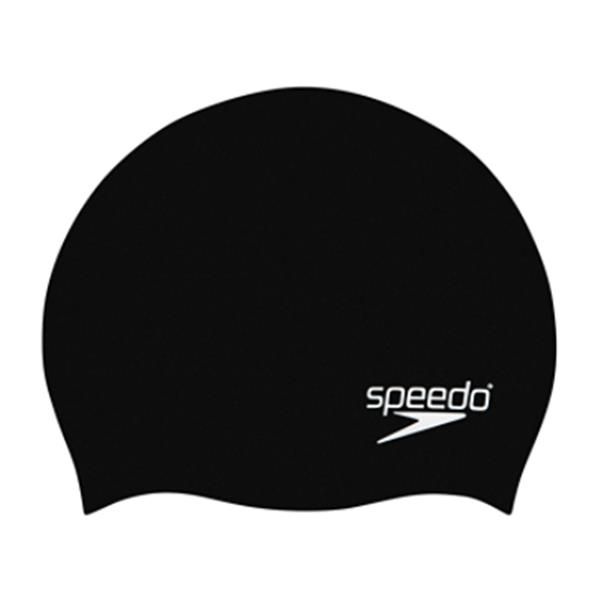Otroška plavalna kapa JUNIOR SILICONE CAP BLACK