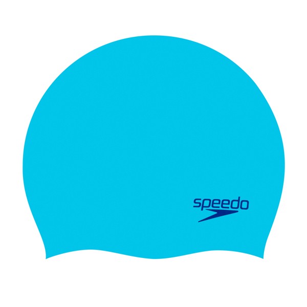 Otroška plavalna kapa MOULDED SILC CAP JU BLUE/BLUE