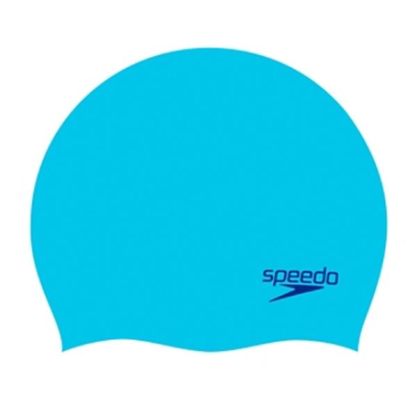 Otroška plavalna kapa MOULDED SILC CAP JU BLUE/BLUE