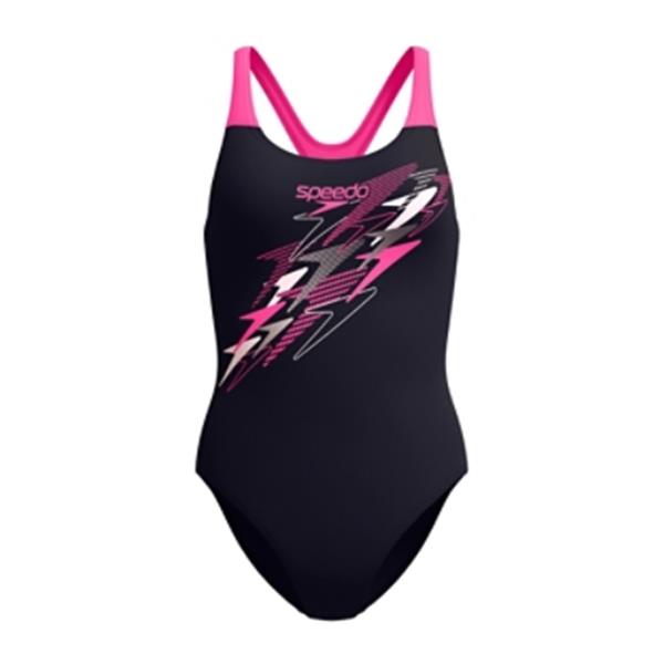 Ženske kopalke MEDLEY LOGO MEDALIST ONE PIECE BLACK/PINK