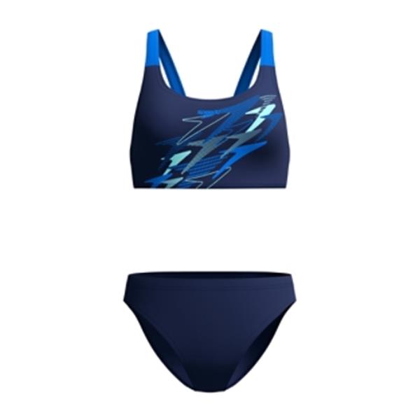 Ženske kopalke MEDLEY LOGO LEADERBACK 2PC NAVY/BLUE