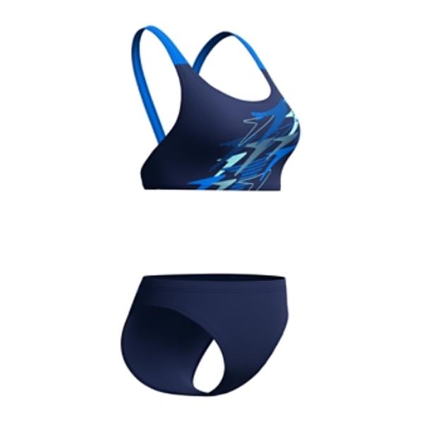 Ženske kopalke MEDLEY LOGO LEADERBACK 2PC NAVY/BLUE
