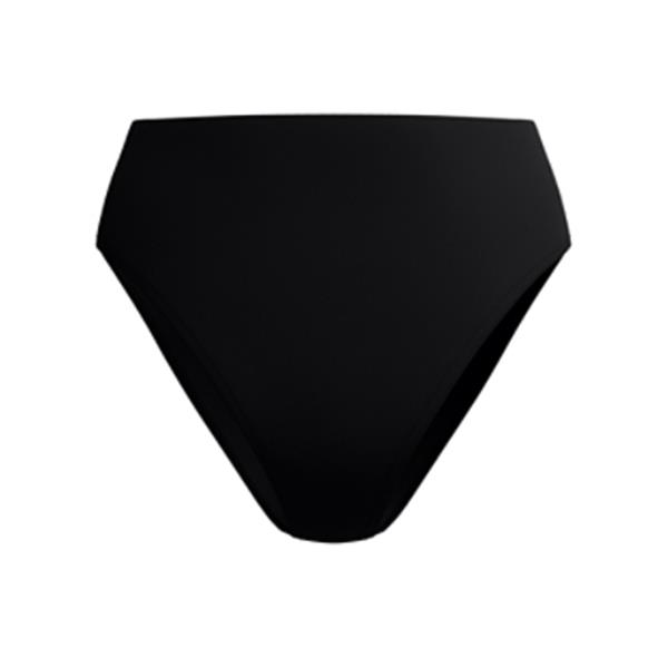 Ženske spodnji del kopalk SLD CHEEKY HIGH WAIST BOTTOM BLACK