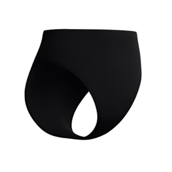 Ženske spodnji del kopalk SLD CHEEKY HIGH WAIST BOTTOM BLACK