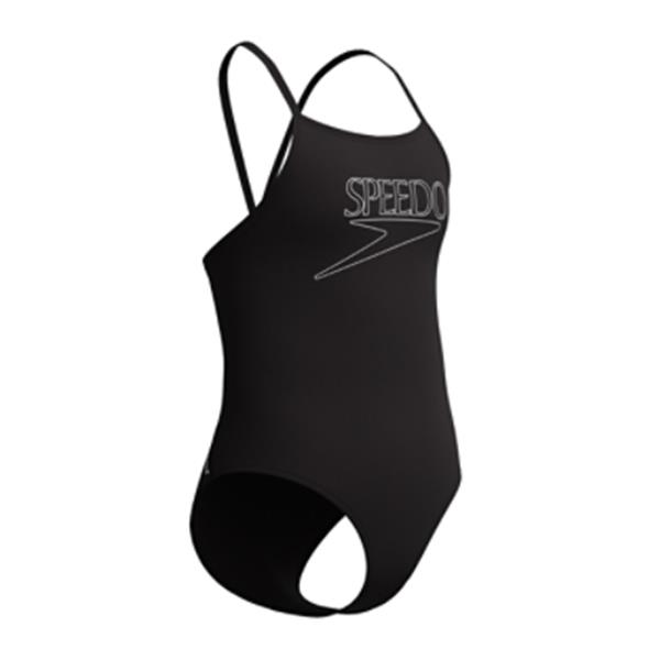 Otroške kopalke END+ LOGO THINSTRAP ONE PIECE BLACK