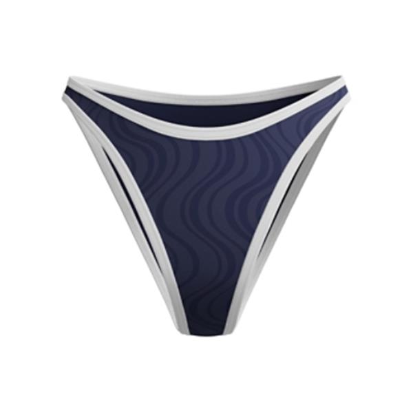 Ženske spodnji del kopalk TEXTURE SCOOP BIKINI BOTTOM NAVY/W