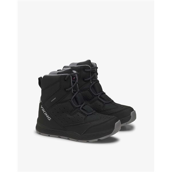 Dječje cipele Espo High 2 WP Lace Warm Black