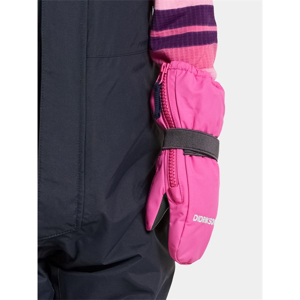 Otroške rokavice BIGGLES ZIP MITTEN 8 Pink