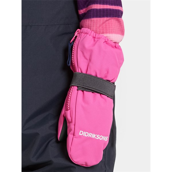 Otroške rokavice BIGGLES ZIP MITTEN 8 Pink