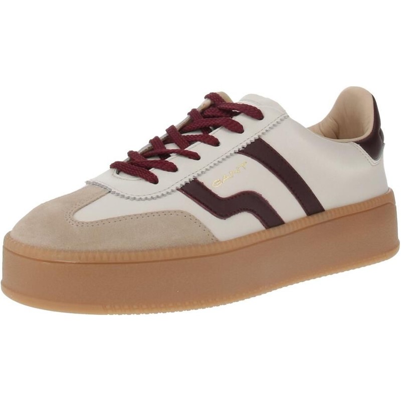 Ženski čevlji Cuzmani off white/plum red