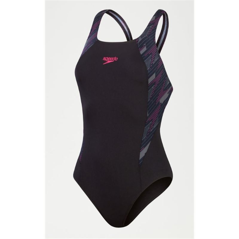 Ženske kupaće kostime HYPERBOOM MBCK AF BLACK/PINK