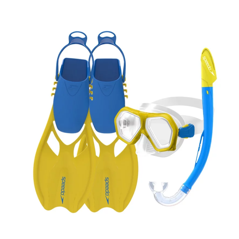 Dječji set za ronjenje SPEEDO LEISURE JNR DUAL LENS AND