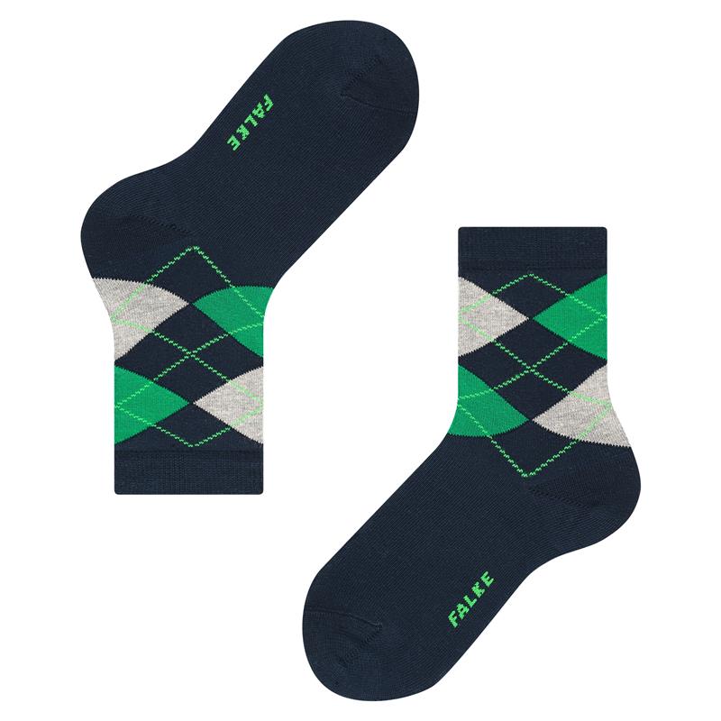 Otroške nogavice FALKE Classic Argyle SO marine
