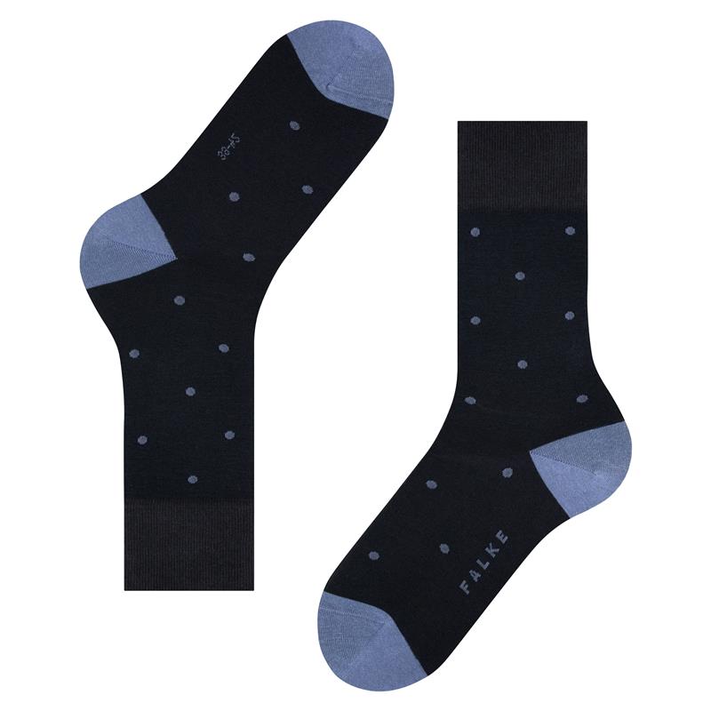Nogavice FALKE Dot SO dark navy
