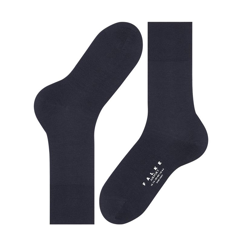Nogavice FALKE Airport SO dark navy
