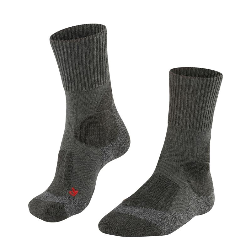 Nogavice FALKE TK1 asphalt mel.