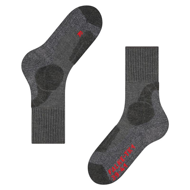 Nogavice FALKE TK1 asphalt mel.