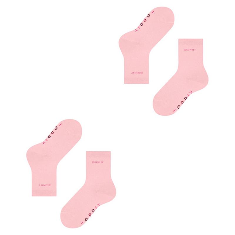Otroške nogavice Esprit Foot Logo 2-Pack Kids SO orchid