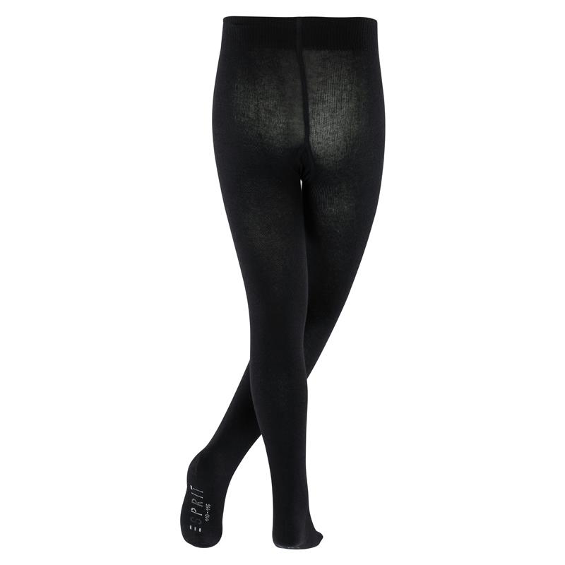 Otroške hlačne nogavice Esprit Foot Logo Kids TI black