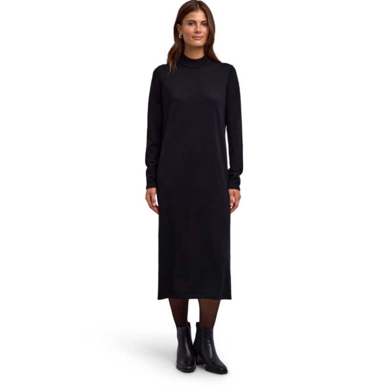 Ženska obleka FAV Merino X-Fine Dress w black