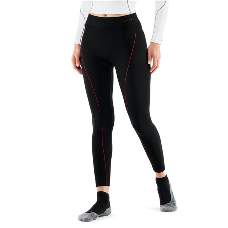 Ženske pajkice FALKE MW Long Tights w black-fuego