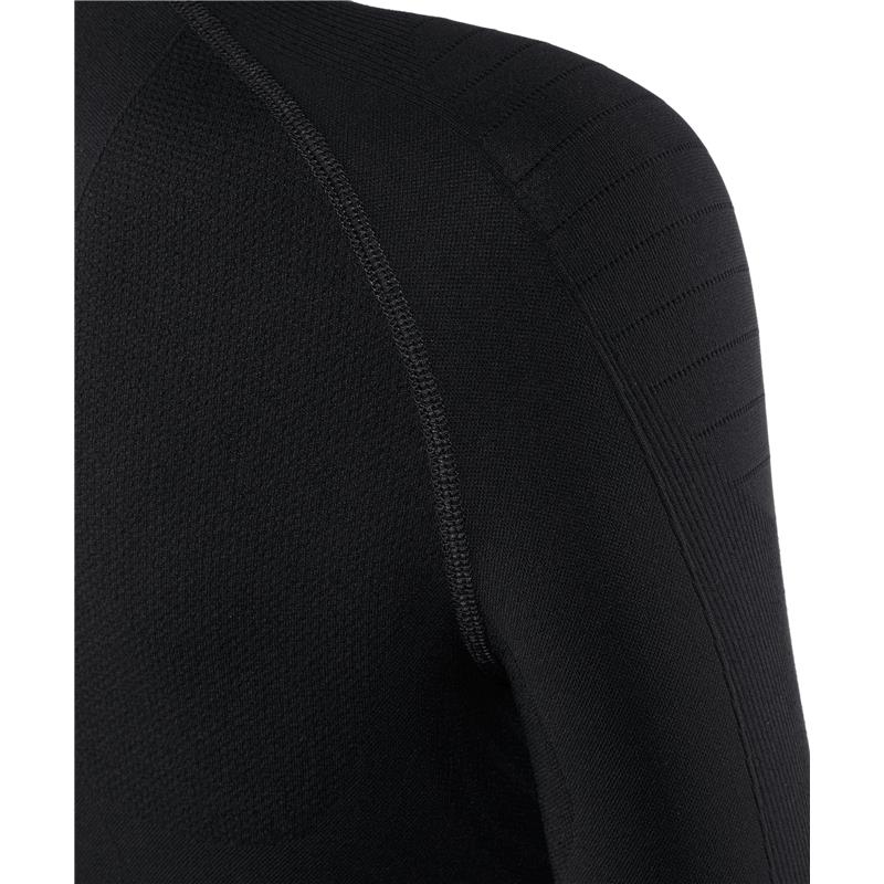 Ženska majica FALKE MW Zip Shirt w black