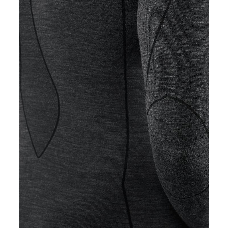 Moška majica FALKE WT Zip Shirt Regular m black