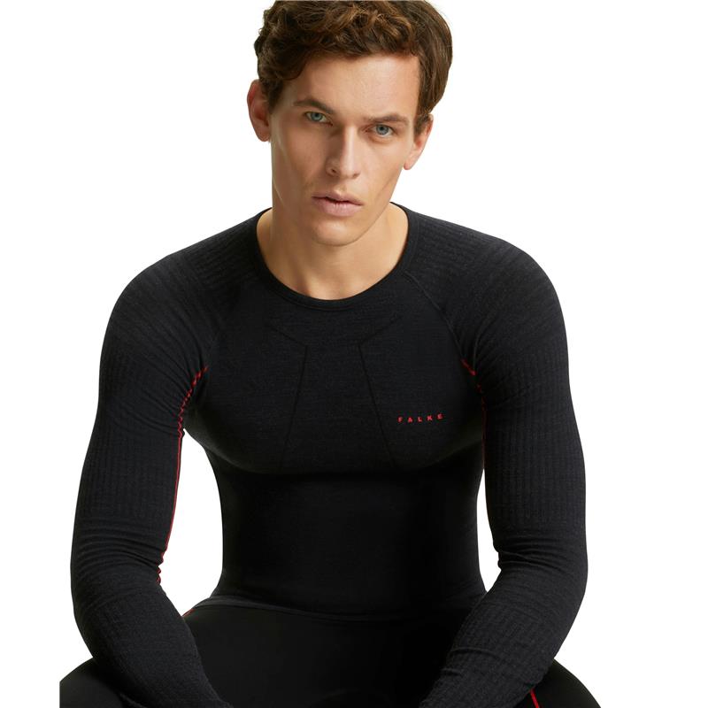 Moška majica FALKE WT LS Shirt Regular m black