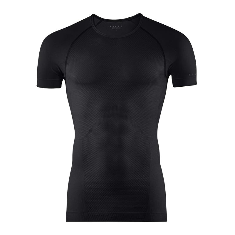 Moška majica FALKE C Shortsl. m black