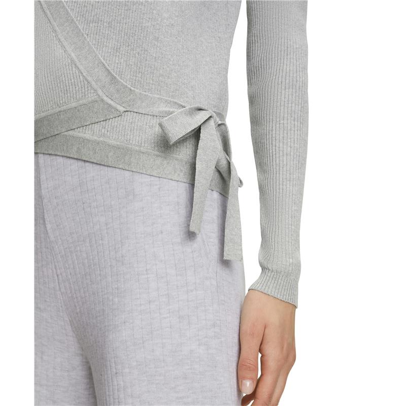 Ženska jopa FALKE Yoga Wickeljacke w light grey