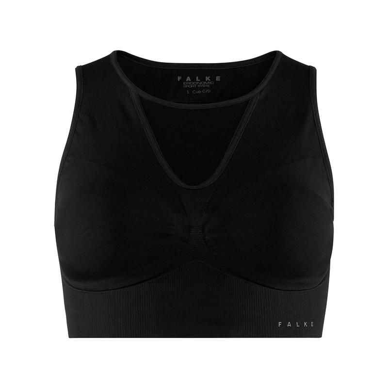 Ženski top - nederček FALKE Bra Top CUP C/D black