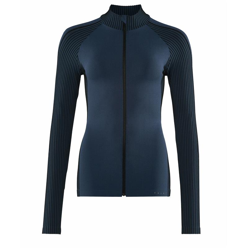 Ženski zgornji del FALKE Full Zip LS w navy