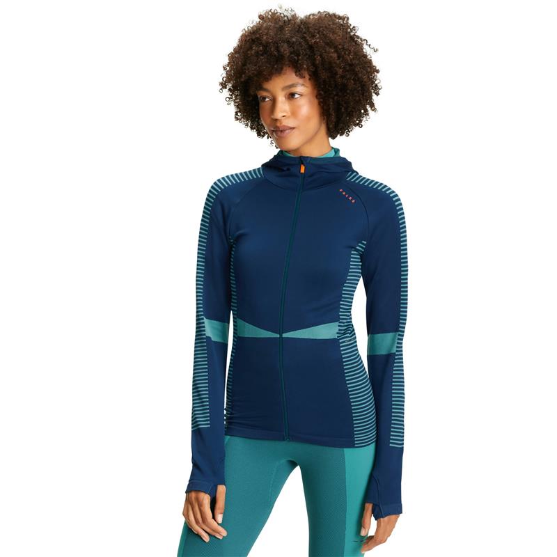 Ženski zgornji del FALKE Women Jacket lagoon
