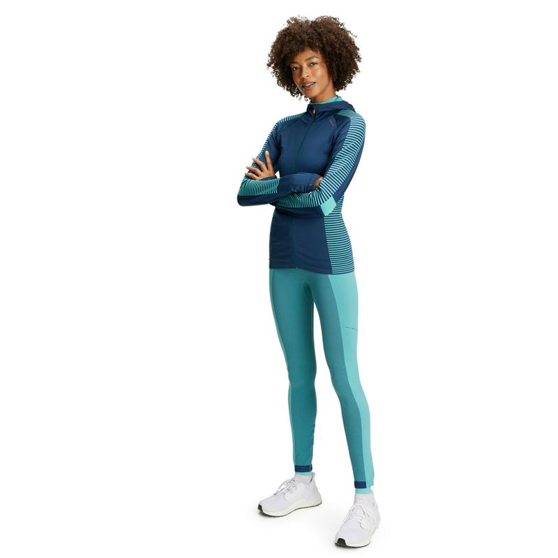 Ženski zgornji del FALKE Women Jacket lagoon